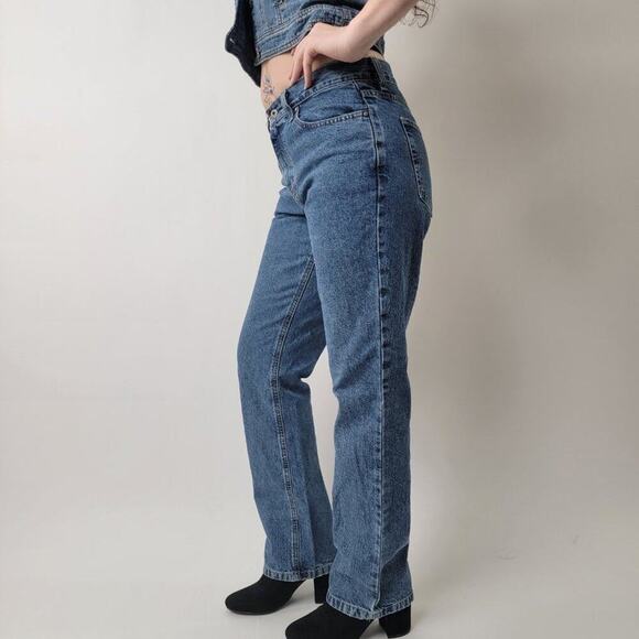 Vintage 90s Tommy Hilfiger High Rise Waist Grunge Mom Jeans - 6 - Picture 6 of 7